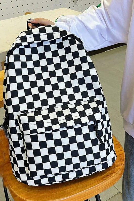 Checker Backpacks