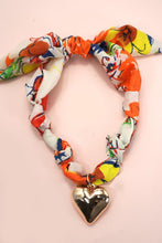 Load image into Gallery viewer, Scarf Necklaces w/ Charms
