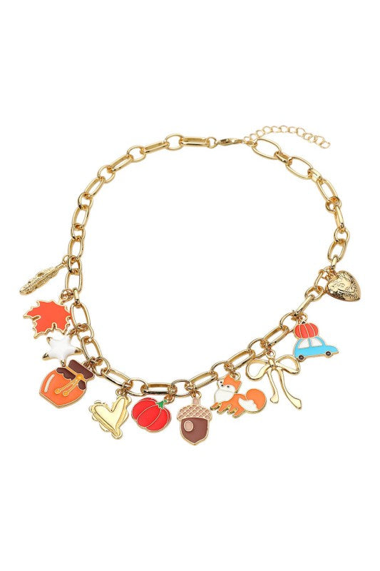 Fall Charm Necklace