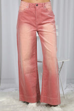 Load image into Gallery viewer, Pink Corduroy Wide-Leg Pants
