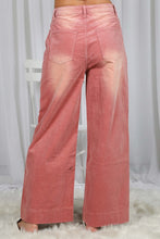 Load image into Gallery viewer, Pink Corduroy Wide-Leg Pants
