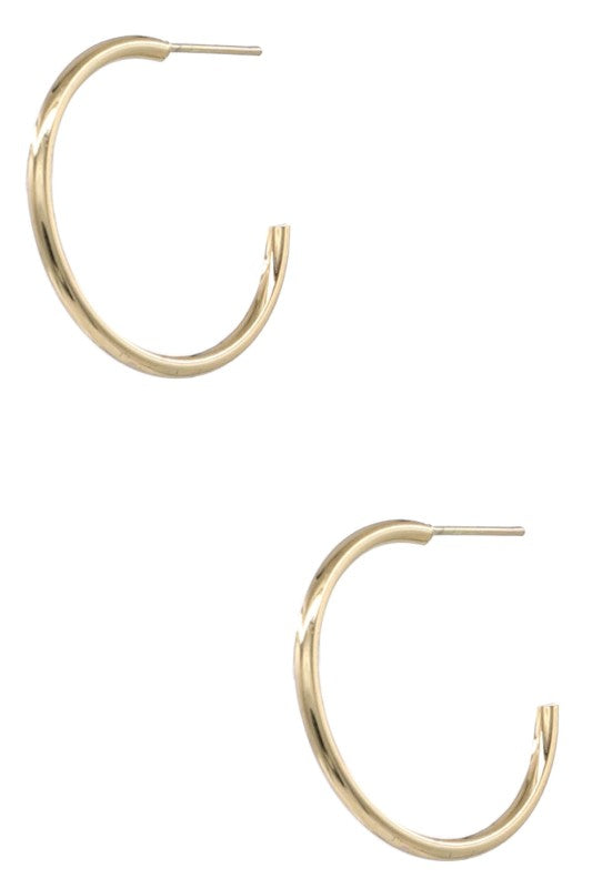 Gold Hoop Earrings