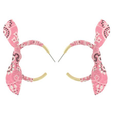 Load image into Gallery viewer, Bandana Knotted Half Hoop Earrings
