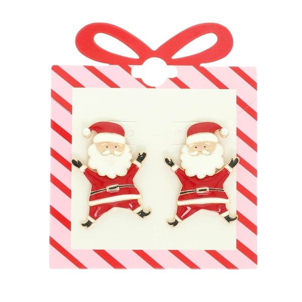 Santa Dangle Earring