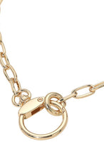 Load image into Gallery viewer, Gold Metal Ring Clasp Link Paperclip Necklace
