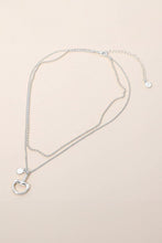 Load image into Gallery viewer, Horsebit Disc Chain Layered Necklace
