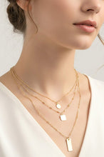 Load image into Gallery viewer, Gold 3-Piece Pendants Necklace
