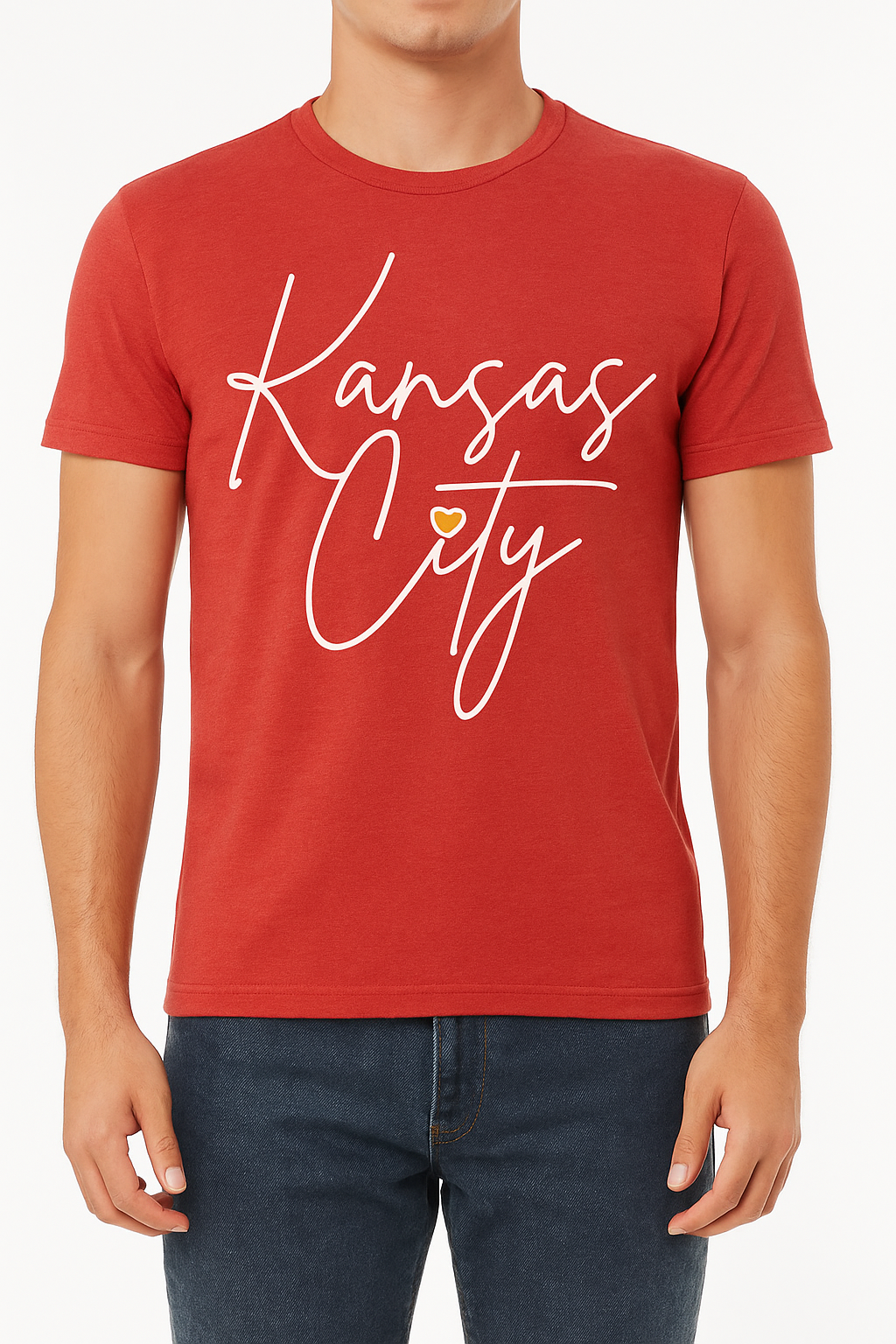 Script Kansas City Red T-Shirt