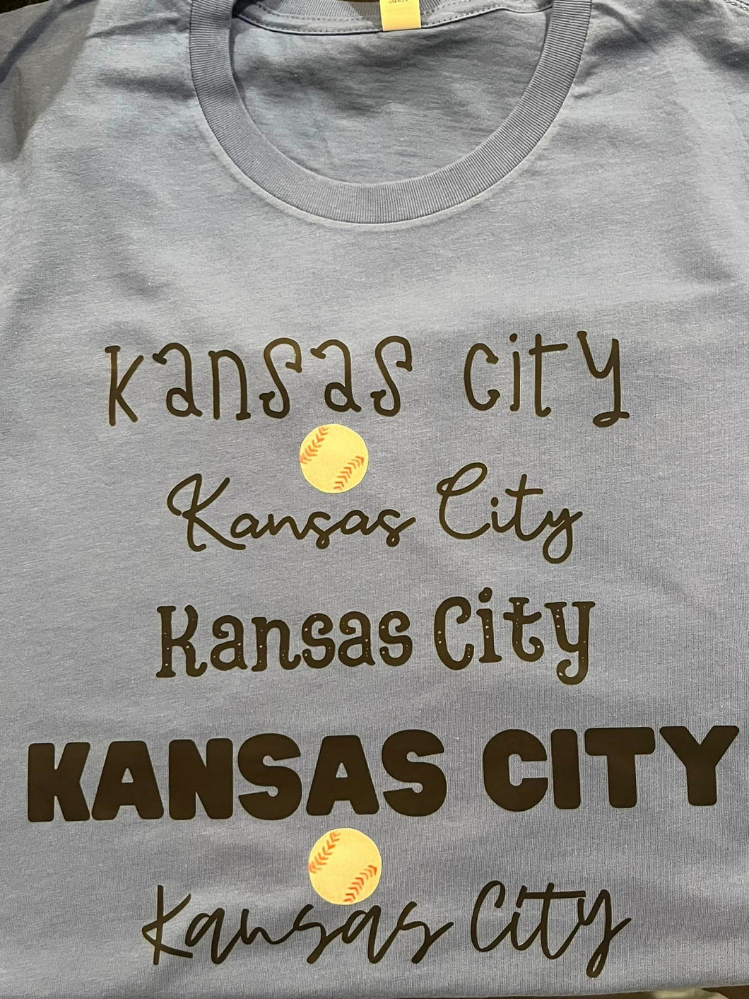 Kansas City Baseball x5 T-Shirt