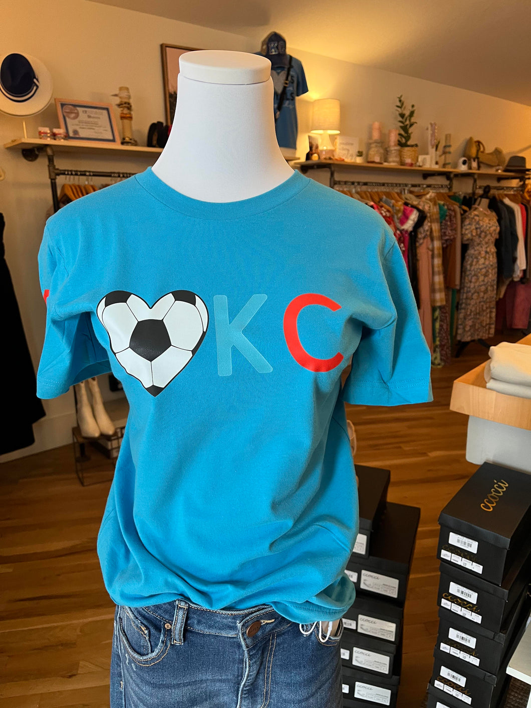 KC Soccer Heart T-Shirt