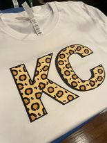 Load image into Gallery viewer, KC Cheetah Print T-Shirt
