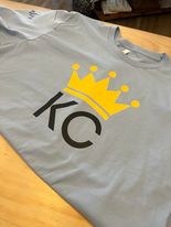 Load image into Gallery viewer, Blue Crown KC T-Shirt
