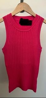 Raspberry Tank Sweater