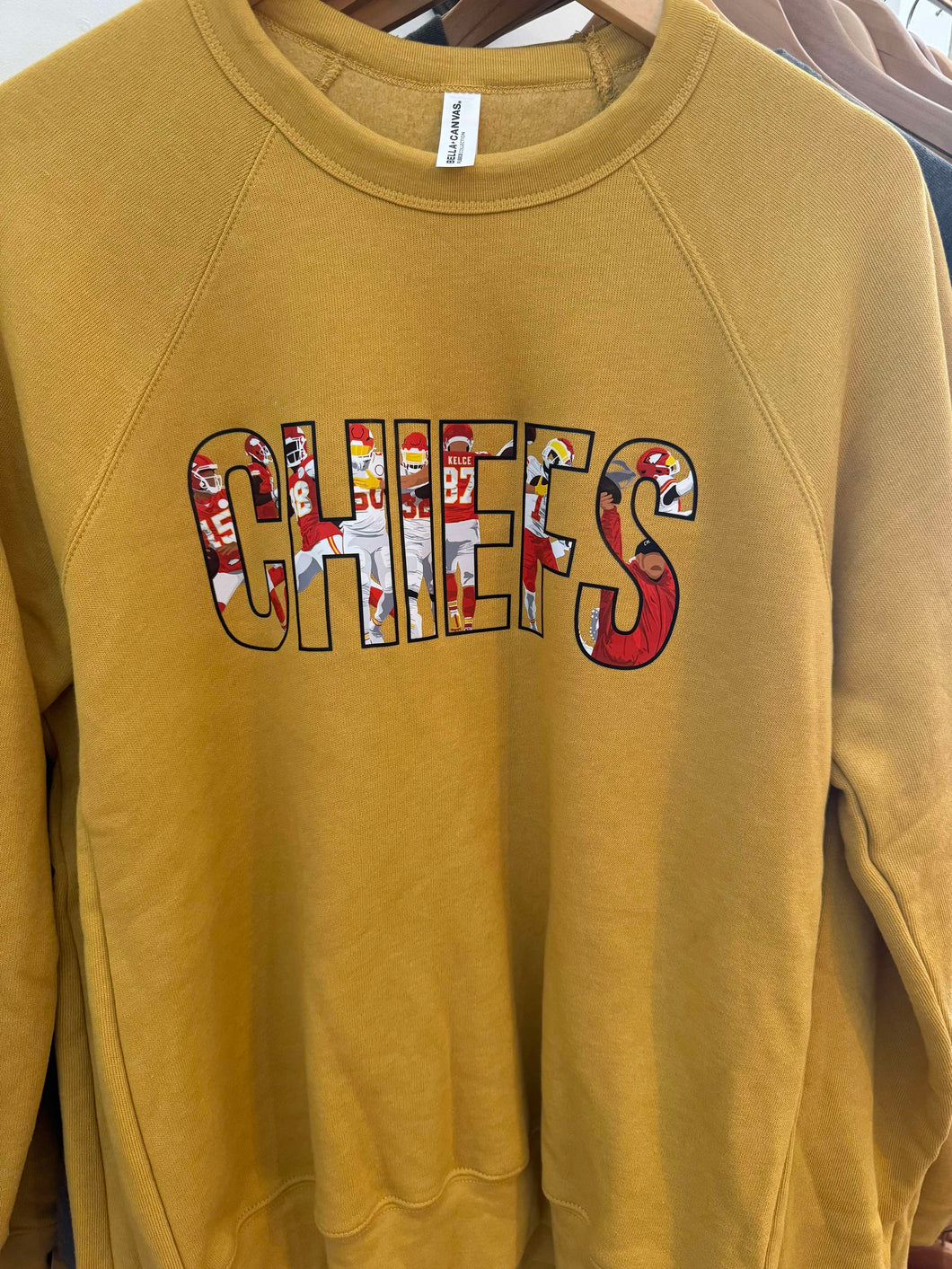 Mustard CHIEFS Sweatshirt