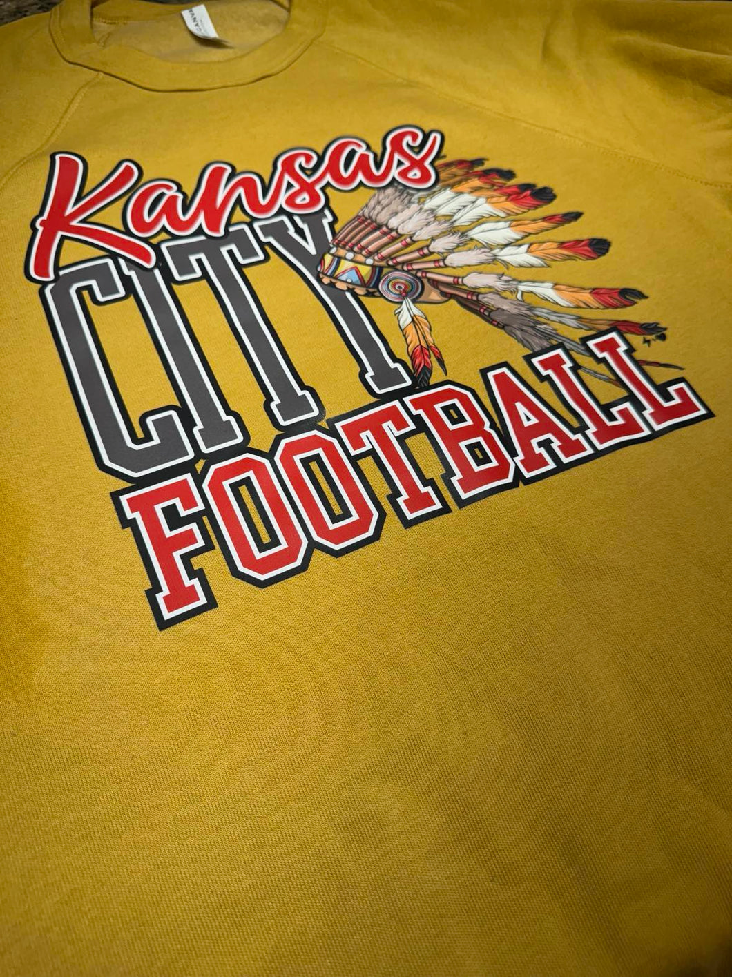 KC Football Headdress Sweatshirt