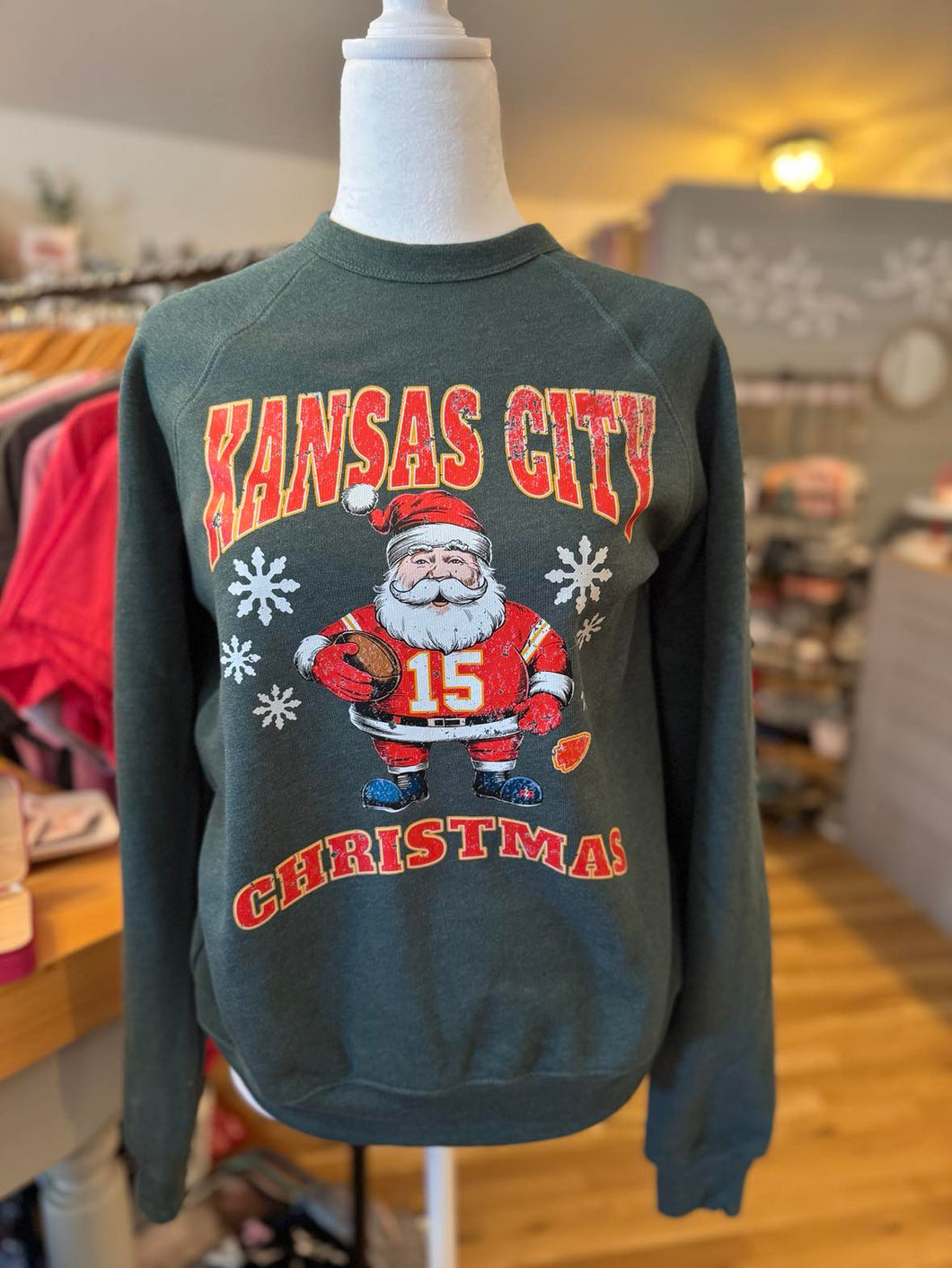 Kansas City Christmas #15 Santa Sweatshirt