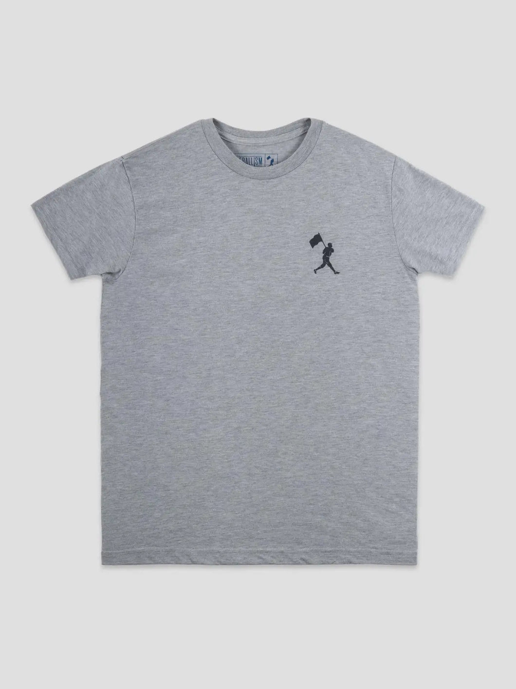 Men's Gray Baseballism Full-Time Dad Tee