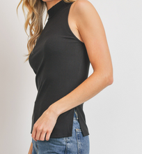 Load image into Gallery viewer, Black Mock Neck Tank
