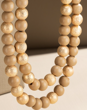 Load image into Gallery viewer, Wood Bead Double Strand Set
