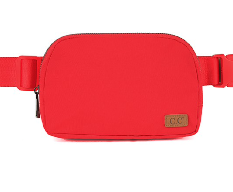 Red C.C. Belt Bag