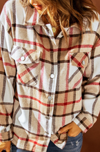 Load image into Gallery viewer, Khaki Plaid Shacket
