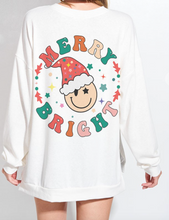 Load image into Gallery viewer, Merry &amp; Bright Lightweight T-Shirt/Sweatshirt
