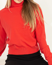 Load image into Gallery viewer, Red Turtleneck Sweater
