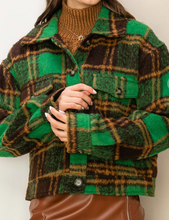 Load image into Gallery viewer, Green Plaid Jacket
