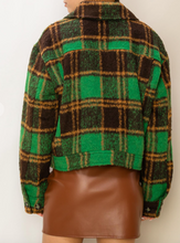 Load image into Gallery viewer, Green Plaid Jacket
