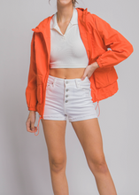 Load image into Gallery viewer, Orange Windbreaker
