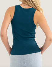 Load image into Gallery viewer, Ribbed Round Neck Tanks
