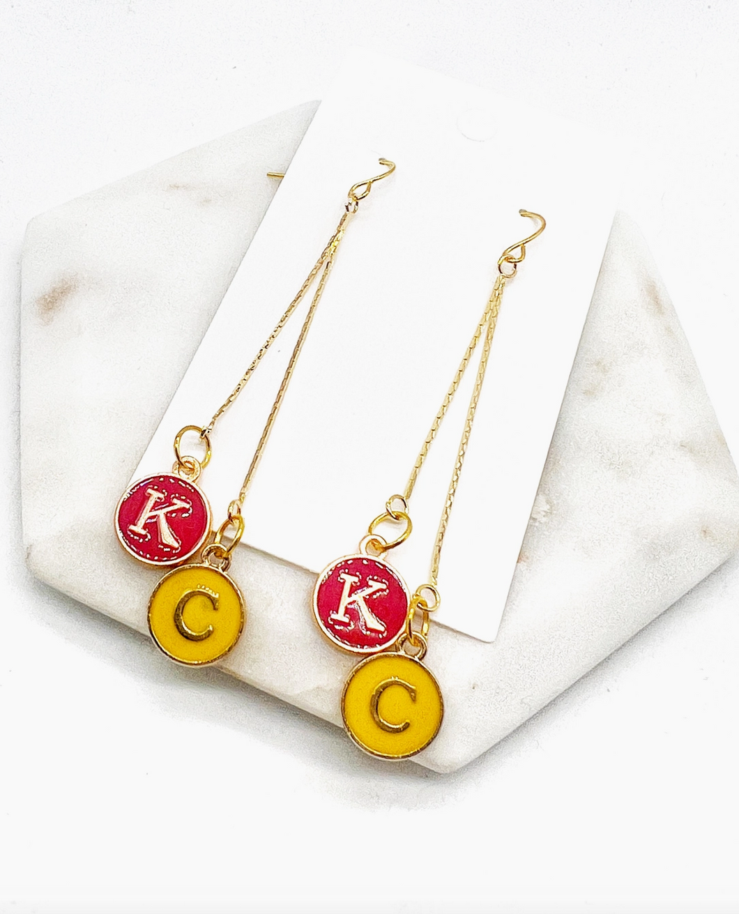 KC Charm Dangle Earrings