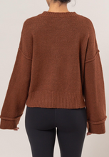 Load image into Gallery viewer, Chestnut Wide Arm Sweater
