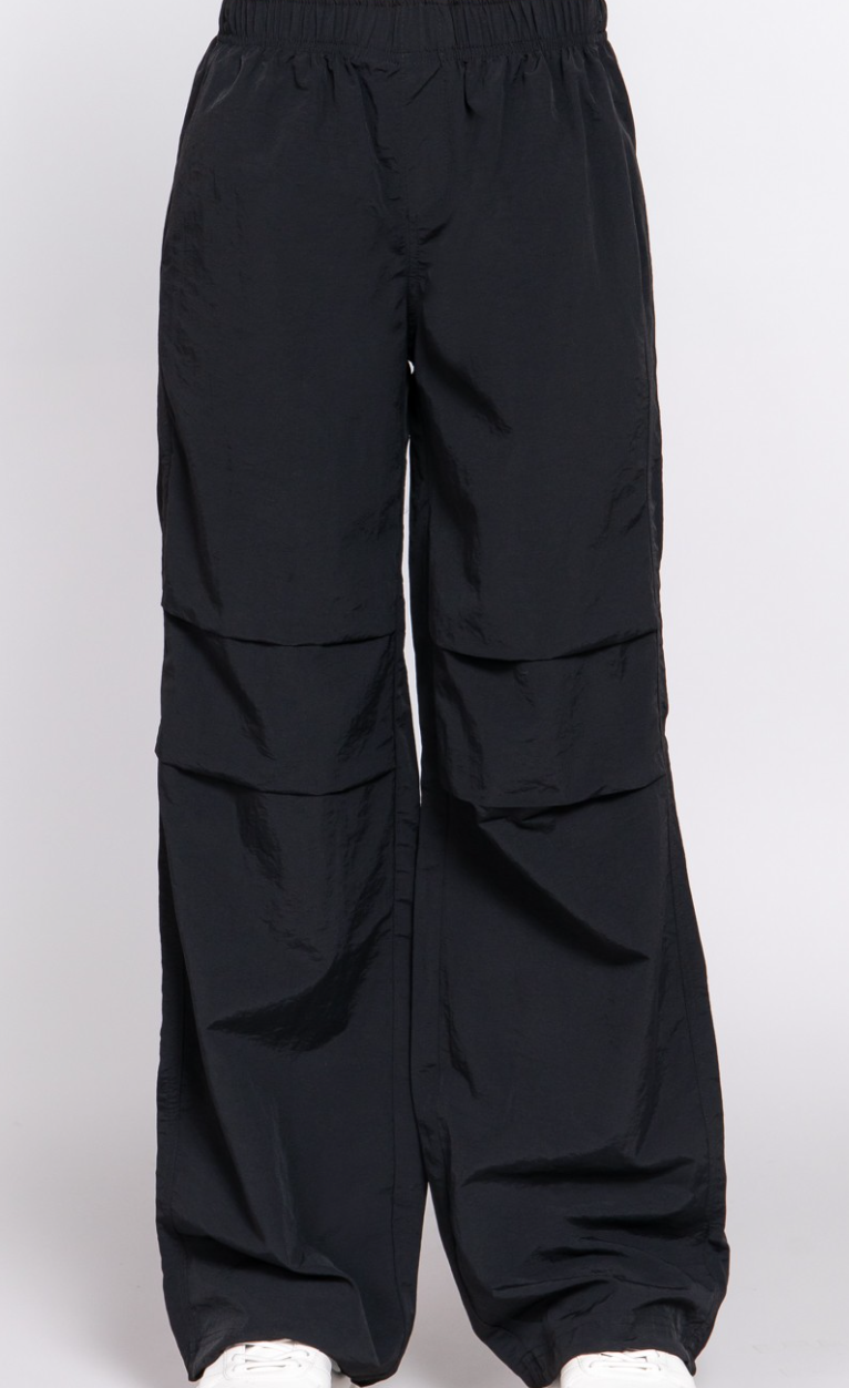 Black Parachute Pants