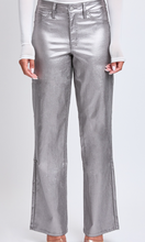 Load image into Gallery viewer, Silver Metallic Pants
