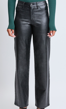 Load image into Gallery viewer, Black Metallic Straight Leg Pants
