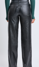 Load image into Gallery viewer, Black Metallic Straight Leg Pants
