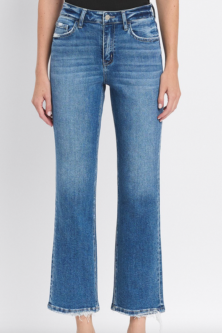 High Rise Straight Leg Jeans