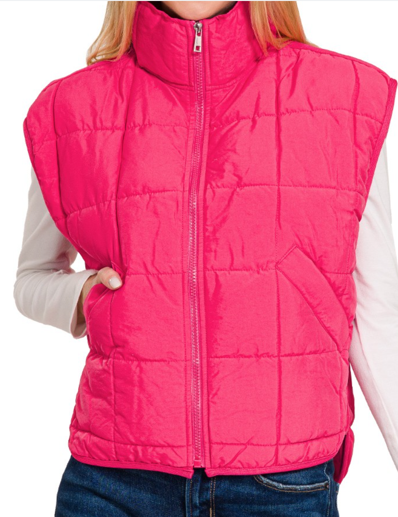 Doudoune Sans Manches Wind River - Rose Vif - Taille XL - Occasion En Très Bon état