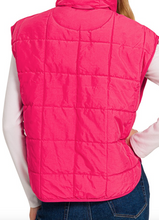 Load image into Gallery viewer, Hot Pink Puffer Vest
