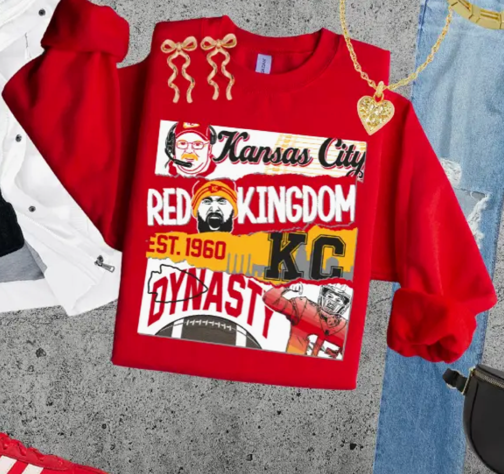 Red KC Kingdom & Dynasty Sweatshirt