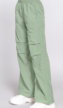 Load image into Gallery viewer, Sage Green &quot;Parachute&quot; Pants
