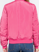 Load image into Gallery viewer, Pink Bomber Jacket
