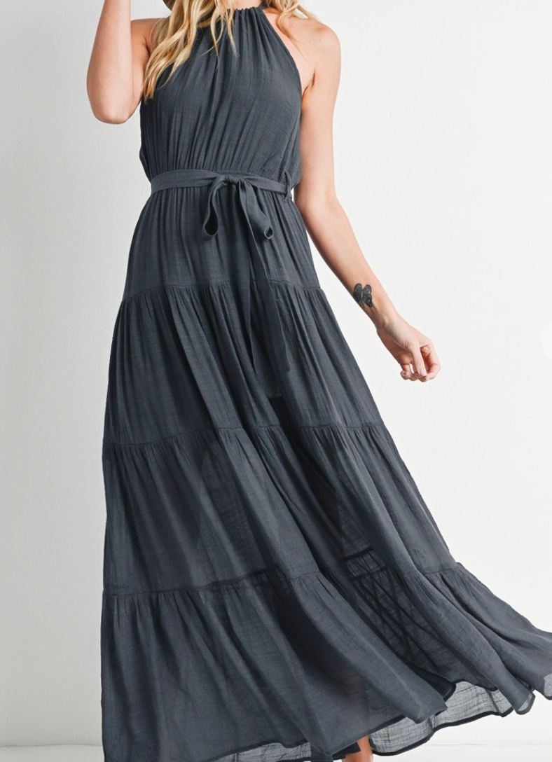 Ash Gray Halter Maxi Dress Ash Gray Halter Maxi Dress