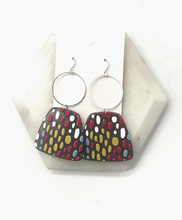 Load image into Gallery viewer, COlorful Spotted Adele Acrylic Hoop Earrings
