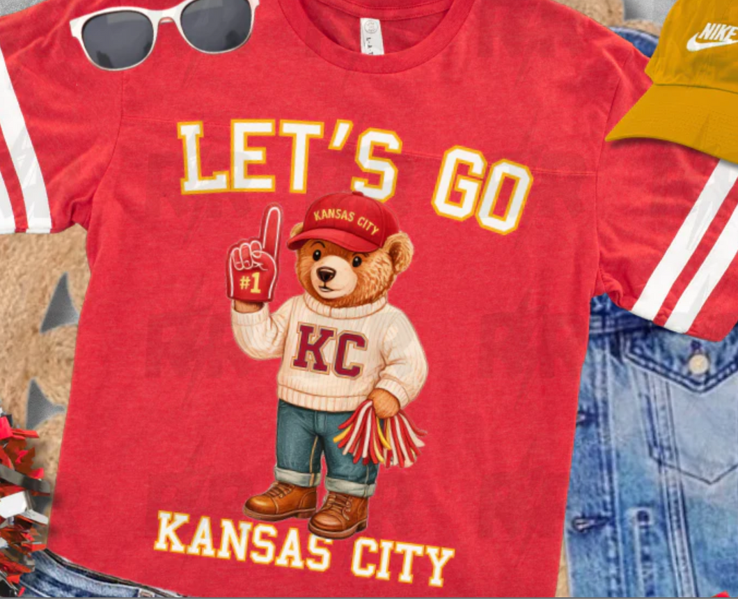 Vintage KC Bear KC Red T-Shirt