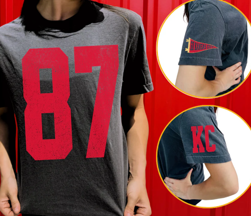 Black Oversized #87 T-Shirt