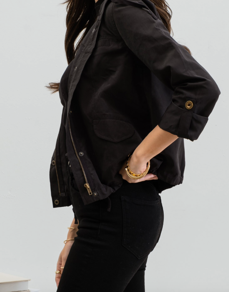 Black Hood Jacket