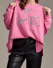 Load image into Gallery viewer, Pink Go, Sports! Sweatshirt

