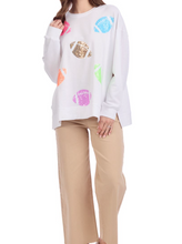 Load image into Gallery viewer, Colorful Sequin Football Sweatshirt
